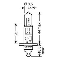 Osram Ultra life 2.0 Lampadina H1