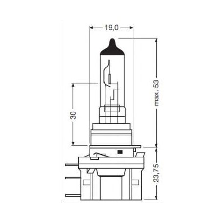 Osram Cool blue intense Lampadina H15