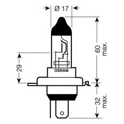 Osram Truckstar pro Kit Lampadine H4 24V duobox