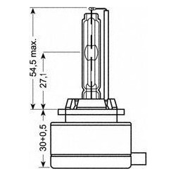 Osram Xenarc Original Lampadina D1S xenon