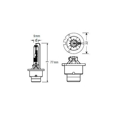 Osram 66250CBI Lampadina D2R