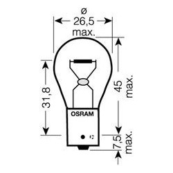 Osram 7507LDA Lampadina PY21W