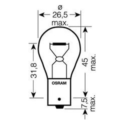 Osram 7508LDR01B Lampadina PR21W