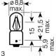Osram 9930 Lampadina T4W