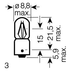 Osram 9930 Lampadina T4W