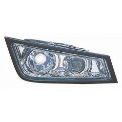 Fendinebbia parabola cromata bordo nero sx