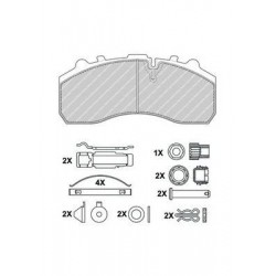 Kit pastiglie freno anteriore