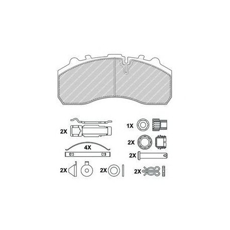 Kit pastiglie freno anteriore