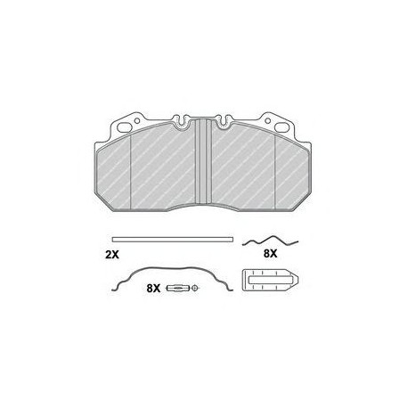 Kit pastiglie freno anteriore