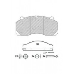 Kit pastiglie freno anteriore