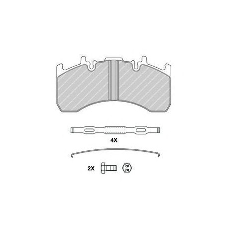 Kit pastiglie freno posteriore
