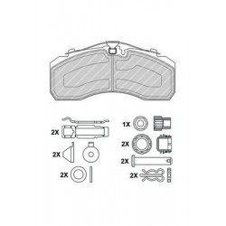 Kit pastiglie freno anteriore
