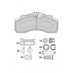 Kit pastiglie freno anteriore