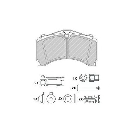 Kit pastiglie freno anteriore