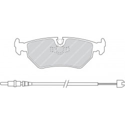 Kit pastiglie freno posteriore