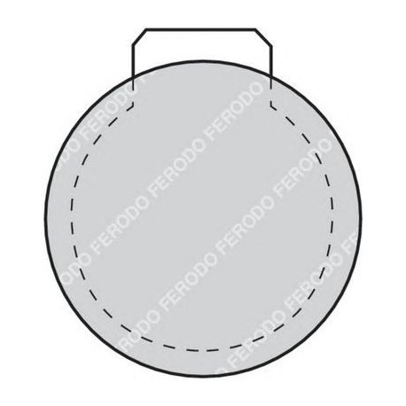 Kit pastiglie freno posteriore