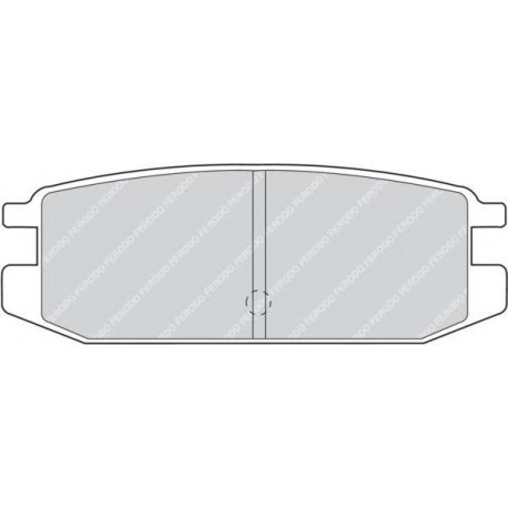 Kit pastiglie freno posteriore