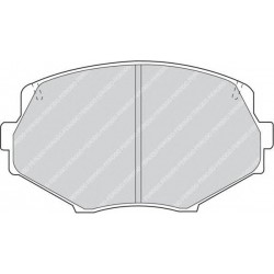 Kit pastiglie freno anteriore