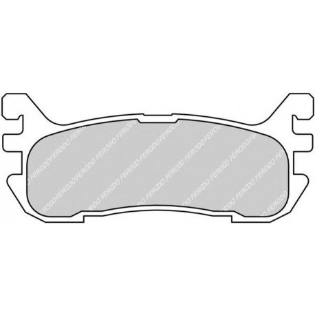 Kit pastiglie freno posteriore