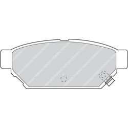 Kit pastiglie freno posteriore