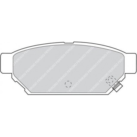 Kit pastiglie freno posteriore