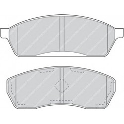 Kit pastiglie freno anteriore