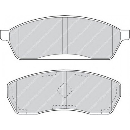 Kit pastiglie freno anteriore