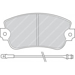 Kit pastiglie freno anteriore