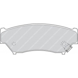 Kit pastiglie freno anteriore