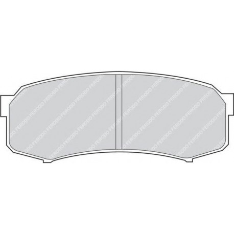 Kit pastiglie freno posteriore