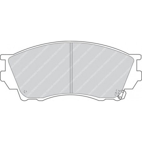 Kit pastiglie freno anteriore