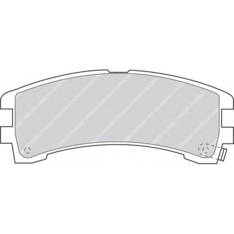 Kit pastiglie freno posteriore