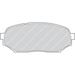 Kit pastiglie freno anteriore