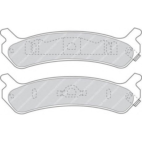 Kit pastiglie freno posteriore