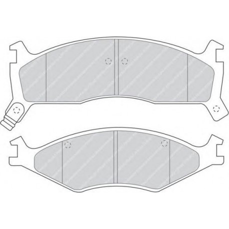 Kit pastiglie freno anteriore