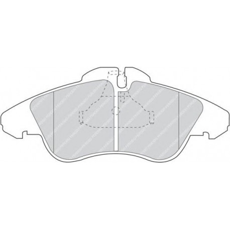 Kit pastiglie freno anteriore