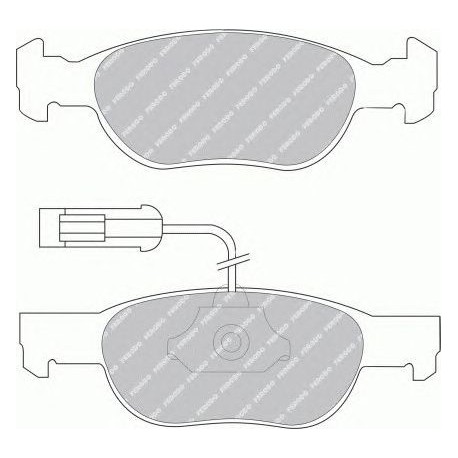 Kit pastiglie freno anteriore