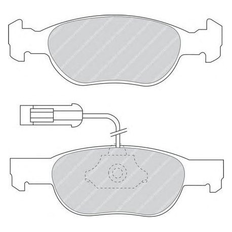 Kit pastiglie freno anteriore