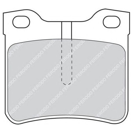 Kit pastiglie freno posteriore