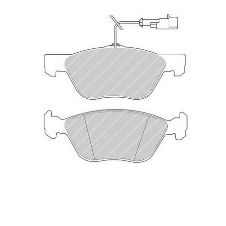 Kit pastiglie freno anteriore