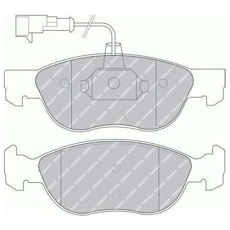 Kit pastiglie freno anteriore