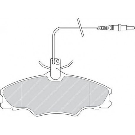 Kit pastiglie freno anteriore