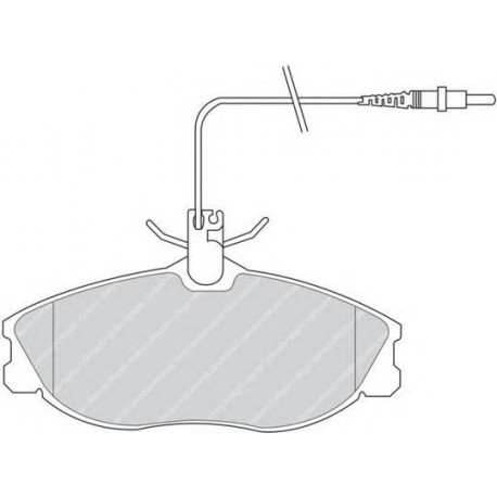 Kit pastiglie freno anteriore