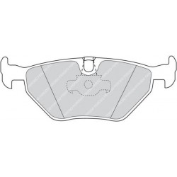 Kit pastiglie freno posteriore