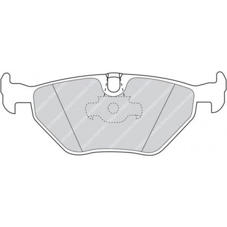 Kit pastiglie freno posteriore