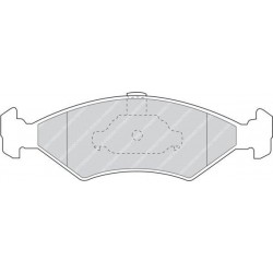 Kit pastiglie freno anteriore