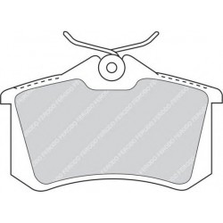 Kit pastiglie freno posteriore