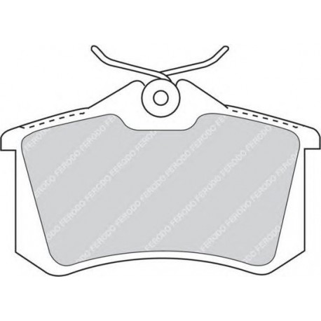 Kit pastiglie freno posteriore