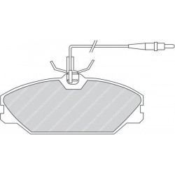 Kit pastiglie freno anteriore