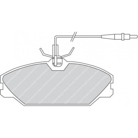 Kit pastiglie freno anteriore